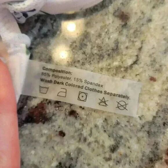 Zaful Women's White & Blue Poly/Spandex Floral Bikini w Removeable Pads & Adj St - Picture 9 of 10